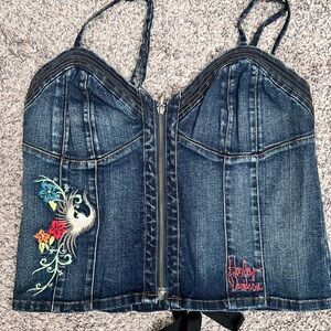 Harley-Davidson Blue Denim Top